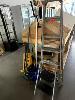 19 · 2 x STEP LADDERS, 2' & 6', MOP, BROOM & CAUTION SIGN