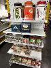 27 · GROCERY ITEMS INCLUDING, HING PEDA, TOFFEE, SUGAR BALLS, 6 x CERAMIC JARS, ETC, (1 x BAY)