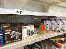 34 · KITCHEN SUNDRIES INCLUDING GRATERS, SALT & PEPPER SHAKERS, GAS TOASTER, 1 x SHELF