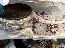 36 · COOKWARE, PURI PRESSES, BOWLS, STAINLESS STEEL BOWLS, ETC, 1 x SHELF