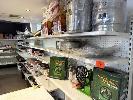 69 · SINGLE SIDED STEEL SHELVES, 6 x BAYS, EACH 120 x 200 x 40cm