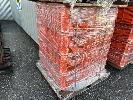 24 X Plastic Tubs, Orange Poly, Size: 600 X 420 X 300mm (H), 1 X Pallet