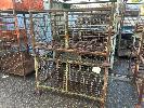 4 X Matching Stillages, Heavy Duty Steel, Stackable, 1520 X 1030 X 970mm (H) No Gst