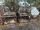 5 X Matching Stillages, Stackable, 1260 X 1160 X 920mm (H) With, 1 X Pellecon, Ibc, 1000 Litre Storage Container No Gst