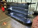 BLACK STEEL PRODUCT DISPLAY SHELF, 5 TIER, 3900 x 900 x 1600mm (H)