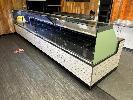 LINEAR OPEN FRONT SMALL GOODS FRIDGE, 5000 x 1200 x 1300mm (H), WITH REFRIGERATION CONDENSER