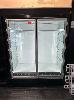 12 · 2 DOOR DISPLAY FREEZER, LED LIGHTING, DIGITAL TEMP DISPLAY, APPROX 1000L CAP, 240V