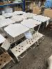 73 · LINEN BAG FRAMES, 3 IN A ROW, ON CASTOR WHEELS, , **SUBJECT TO INSURANCE CLAIM, BUYER TO INSPECT** NO GST