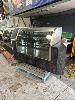 CURVED GLASS DISPLAY CABINET,, 1450 x 800 x 1340mm (H) ILLUMINATED 240v 10AMP PLUG, (SUIT SHOP FRONT CORNER SECTION)