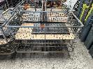 215 · METAL SPRING LOADED BASE TROLLEY, 1230 (L) x 680 (W) x 860mm (H), , **SUBJECT TO INSURANCE CLAIM, BUYER TO INSPECT** NO GST