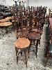 225 · 10 x TIMBER STOOLS, BY JAMES RICHARDSON FURNITURE