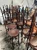 228 · 10 x TIMBER STOOLS, BY JAMES RICHARDSON FURNITURE