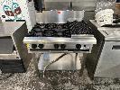 243 · COMMERCIAL GRILL/STOVE TOP, LUUS, 4 BURNER, 800 x 700 x 900mm, NATURAL GAS NO GST