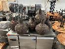 258 · 6 x BROWN LIGHTS WITH LEADS,, 240V