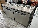 329 · PREP FRIDGE, POLAR, MOD: GD883-A, 2 DOOR, 1550 x 760 x 900mm, NO GASTRONORM TRAYS, 240V 10 AMP