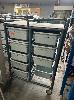 44b · PVC TROLLEY ON CASTOR WHEELS, 1200 (L) x 600 (W) x 1400mm (H), WITH 20 x PLASTIC TUBS, 450 (L) x 290 (W) x 200mm(D), , **SUBJECT TO INSURANCE CLAIM, BUYER TO INSPECT** NO GST