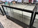 358 · GLASS DISPLAY CABINET, 1500 (L) x 500 (W) x 950mm (H), 1 x GLASS SHELF & 1 x KEY