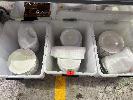 381 · 3 x TUBS WHITE DINNER PLATES, 1 x PALLET