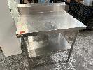 394 · STAINLESS STEEL BENCH, 900 x 700 x 900mm, 2 TIER