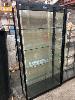 399 · GLASS DISPLAY CABINET, 1000 (L) x 400 (W) x 1980mm (H), 4 x GLASS SHELVES & 1 x KEY