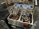 308 · BENCHTOP FRYER, BIRKO, TWIN BASKET, 240V NO GST