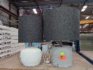 67 · 2 X STONEWARE TABLE LAMPS