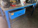 50 · WORK BENCH, 1800 x 1200mm, STEEL PLATE TOP, 6mm