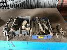 Assorted Tools, Wire Brushes, Hammers, Industrial Clamps, Gear Puller, Welders Clamps