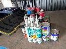 97 · SILICONE KWIK GRIP, CRC SPRAYS, TOOL BOX & CONTENTS
