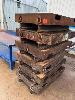 119 · 6 x HEAVY DUTY FOUNDRY PALLETS, 1300 x 900mm WITH FORK POCKETS & LIFT HOOKS