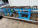 2 X Roller Conveyor Sections,, 1500 X 450mm On Rolling Stands With, Track Section