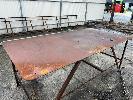 177 · STEEL PLATE TOP BENCH, 2330 x 1210 x 5mm PLATE