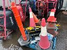 208 · ASSORTED SAFETY CONES, CABLE COVERS, ASSORTED SIGNS,, 1 x PALLET