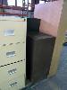 3 X 4 Drawer & 1 X 3 Drawer Steel Filing Cabinets & Bookshelf