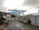 Cantilever Carport Frame Only, With 3 X Concrete Blocks,, 5 X 5.4m