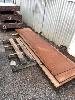 305 · 2 x PIECES STEEL PLATE, 2200 x 500 x 25mm