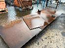 312 · 2 x PLATE STEEL SHEETS, 3700 x 1200 x 6mm & 1500 x 1200 x 6mm