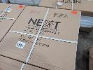 97 · 1 X SET OF FIVE CONTEMPORARY PLANTER POTS, STYLE: MONET, COLOUR: ARCTIC (WHITE), ONE @ 250 X 250 X 250 MM (W D H), ONE @ 300 X 300 X 300 MM (W D H), ONE @ 400 X 400 X 400 MM (W D H), ONE @ 500 X 500 X 500 MM (W D H), ONE @ 600 X 600 X 600 MM (W D H), ** PACKED **