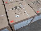 103 · 1 X SET OF FIVE CONTEMPORARY PLANTER POTS, STYLE: MONET, COLOUR: ARCTIC (WHITE), ONE @ 250 X 250 X 250 MM (W D H), ONE @ 300 X 300 X 300 MM (W D H), ONE @ 400 X 400 X 400 MM (W D H), ONE @ 500 X 500 X 500 MM (W D H), ONE @ 600 X 600 X 600 MM (W D H), ** PACKED **
