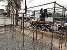 175 · LARGE RACK, LIGHT STEEL TUBE, 5400 (L) x 2000 (W) x 2200mm (H)