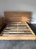 134 · EIFFEL QUEEN SIZE ASH LAMINATE TIMBER BED,, 2060 X 1540 MM, AS NEW IN BOX