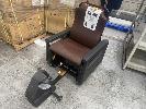 Resistance Exercise Lounge Chair, Chairmaster, "Sit & Get Fit", Brown Vinyl, Note: New In Box