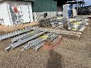 79 · NO BOLT ALLOY SCAFFOLD SET, 180cm (W), 15 SECTION HEIGHT, 6 x PLANKS, 180cm, BRACES, LADDER & FEET SETS