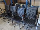 160 · 8 X EXECUTIVE HIGH BACK OFFICE CHAIRS, REPLICA EAMES.