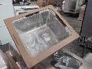 279 · 1 X 45L STAINLESS STEEL INSET LAUNDRY TUB, ABEY LSV45 (THE LEICHARD). 522 X 456 X 250 MM (W D H OVERALL), ** NEW **
