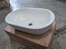 226 · 1 X ABOVE COUNTER OVAL CERAMIC BASIN, ARTO BASIN 7090. 550 X 350 X 150 MM (W D H)
