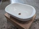 230 · 1 X ABOVE COUNTER OVAL CERAMIC BASIN, ARTO BASIN 7090. 550 X 350 X 150 MM (W D H)