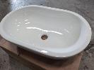 231 · 1 X ABOVE COUNTER OVAL CERAMIC BASIN, ARTO BASIN 7090. 550 X 350 X 150 MM (W D H)