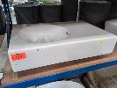 214 · 1 X WALL BASIN, CLARK CL40003.WORH. WHITE VITREOUS CHINA. ROUND BASIN WITH RHS SHELF. 600 X 400 X 160 (W D H OVERALL)