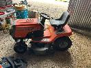 120a · HUSQVARNA RIDE ON LAWN MOWER, MODEL: YTH1542 XP, S/NO: 062602A001085, DOM: 2002, HOURS: 427 SHOWING NO GST